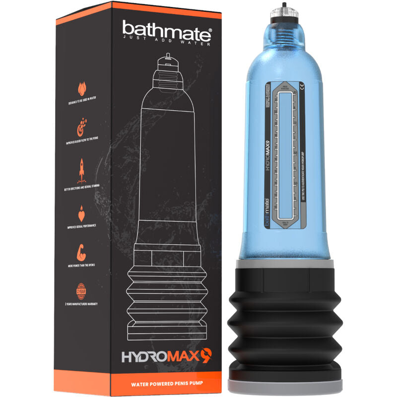 BATHMATE - HYDROMAX 9 BOMBA DE AUMENTO DO PÊNIS AZUL