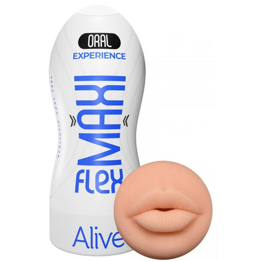 ALIVE - MAXI FLEX MÄNNLICHER ORALMASTURBATOR, GRÖSSE L