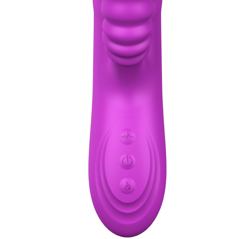 ARMONY - VIBRADOR MULTIFUNO ANGELIA COM LÍNGUA ESTIMULANTE EFEITO CALOR VIOLETA