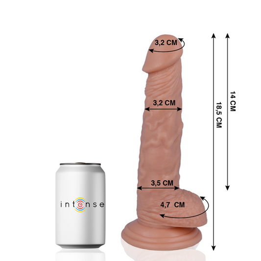 MR INTENSE - 13 REALISTISCHER PENIS 18,5 CM -O- 3,2 CM