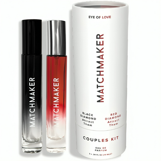 EYE OF LOVE - MATCHMAKER BLACK &amp; RED DIAMOND PARFÜM-SET FÜR PAARE MIT PHEROMONEN 10 ML