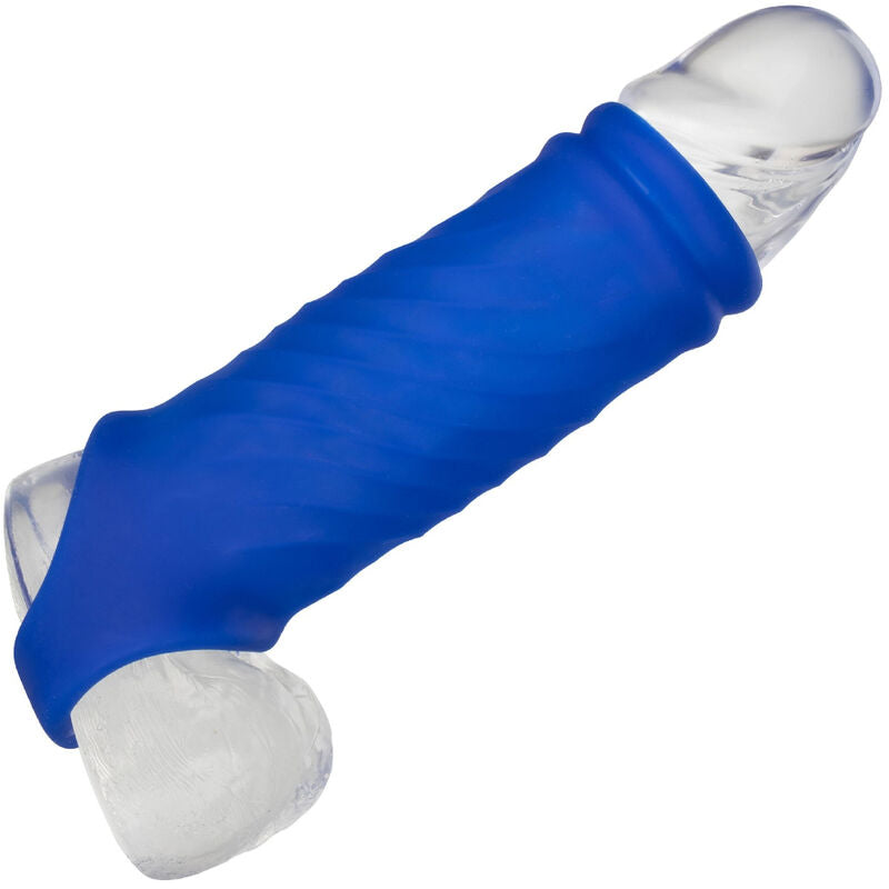 CALEXOTICS - ADMIRAL WAVE PENIS COVER LÍQUIDO SILICONE AZUL