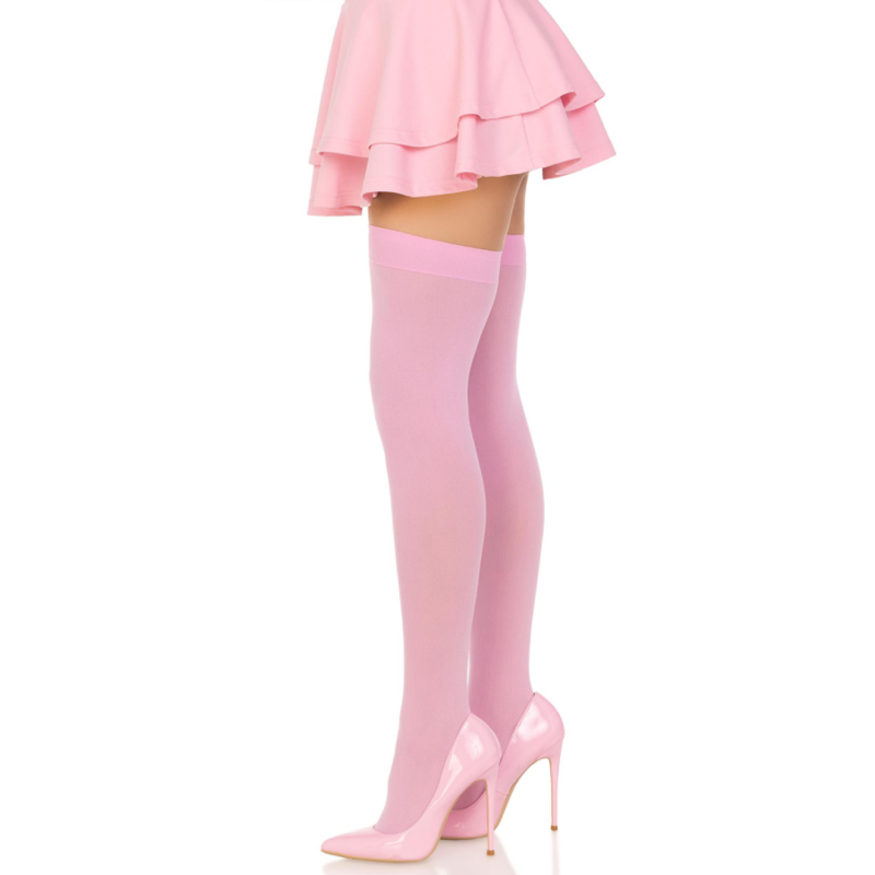 LEG AVENUE - COXAS NYLON ROSA