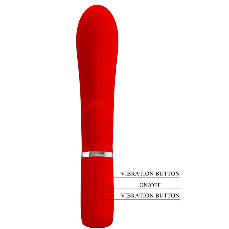 PRETTY LOVE - VIBRADOR MULTIFUNO G-SPOT THOMAS VERMELHO