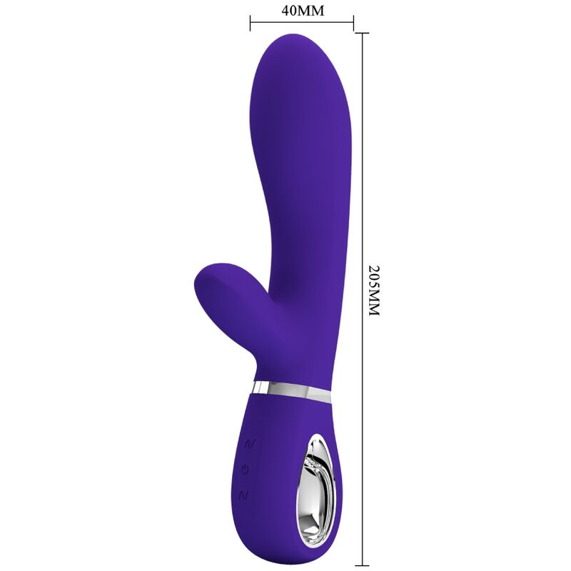 PRETTY LOVE - VIBRADOR MULTIFUNO G-SPOT THOMAS ROXO