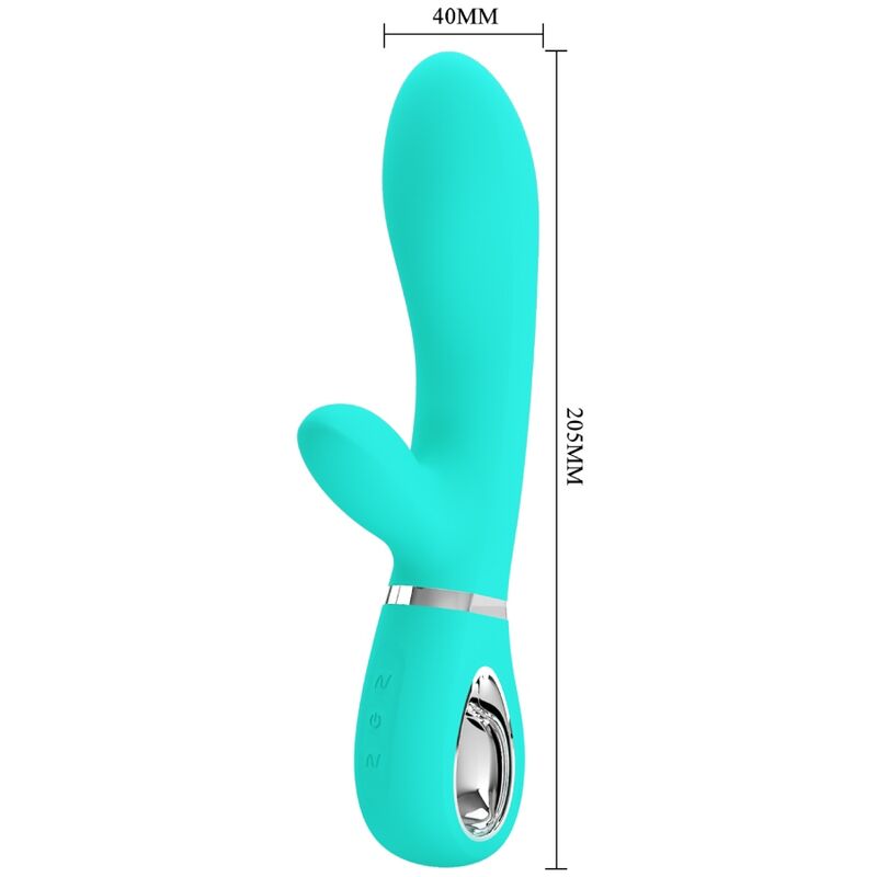 PRETTY LOVE - VIBRADOR MULTIFUNO G-SPOT THOMAS AQUA VERDE