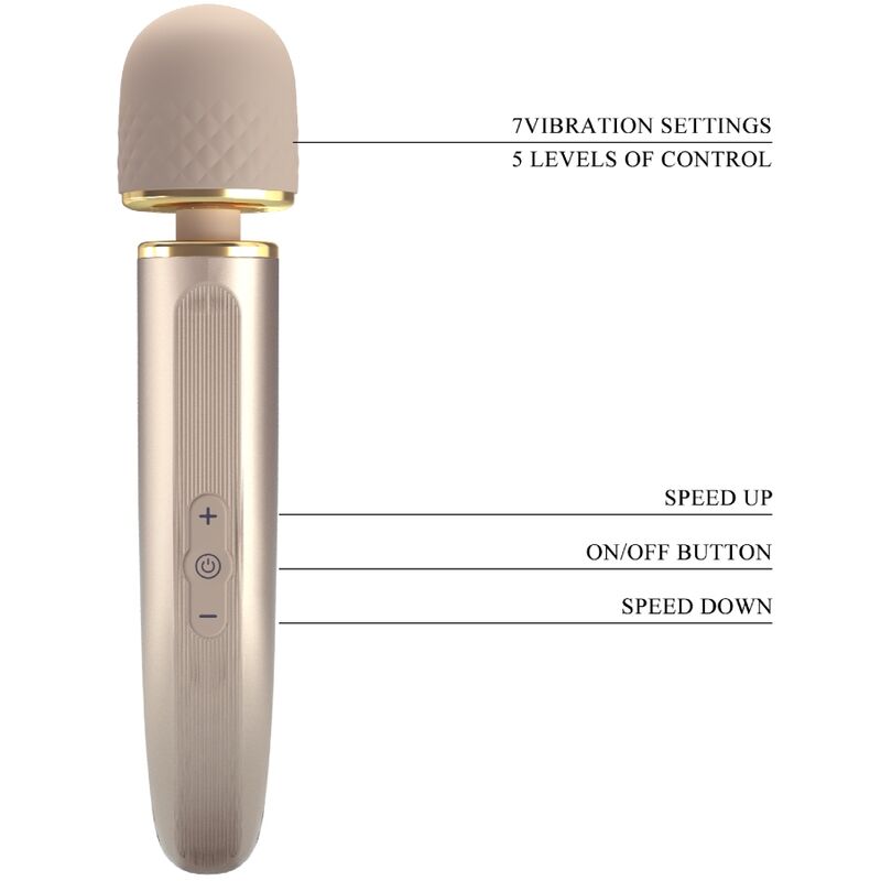 PRETTY LOVE - MASSAGER 7 MODOS DE VIBRAO CHAMPAGNE