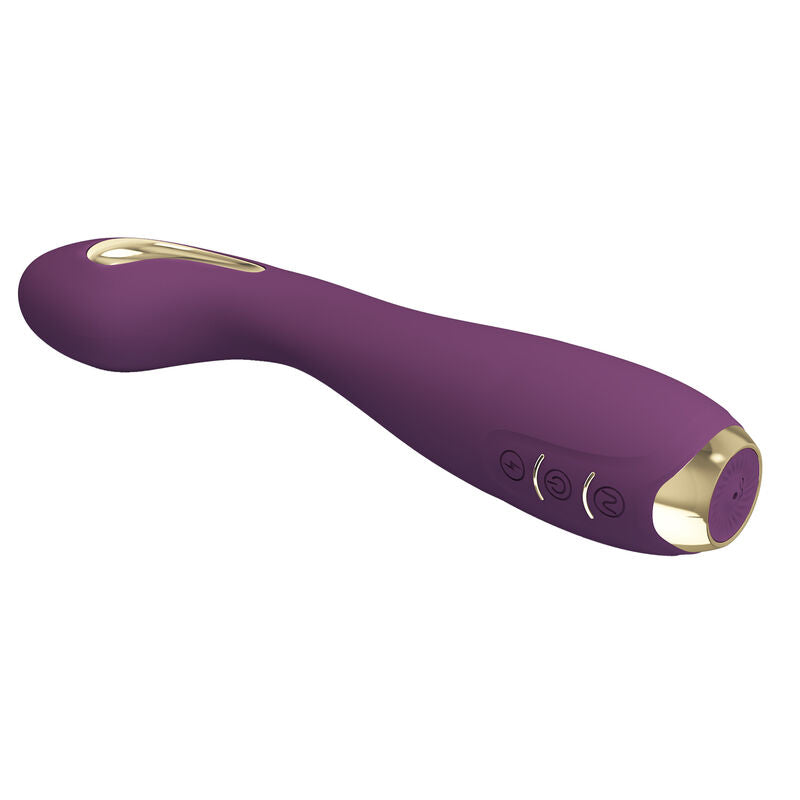 PRETTY LOVE - HECTOR VIBRADOR ELECTROSHOCK POR APP CONTROL ROXO