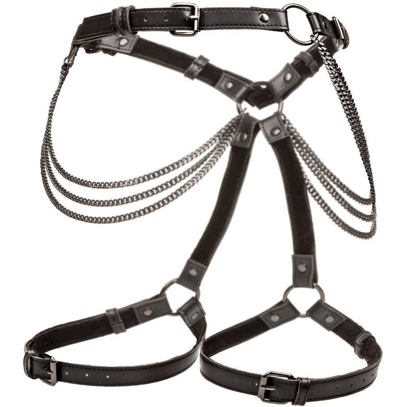 CALEXOTICS - EUPHORIA PLUS SIZE MULTI CHAIN ​​THIGH HARNESS