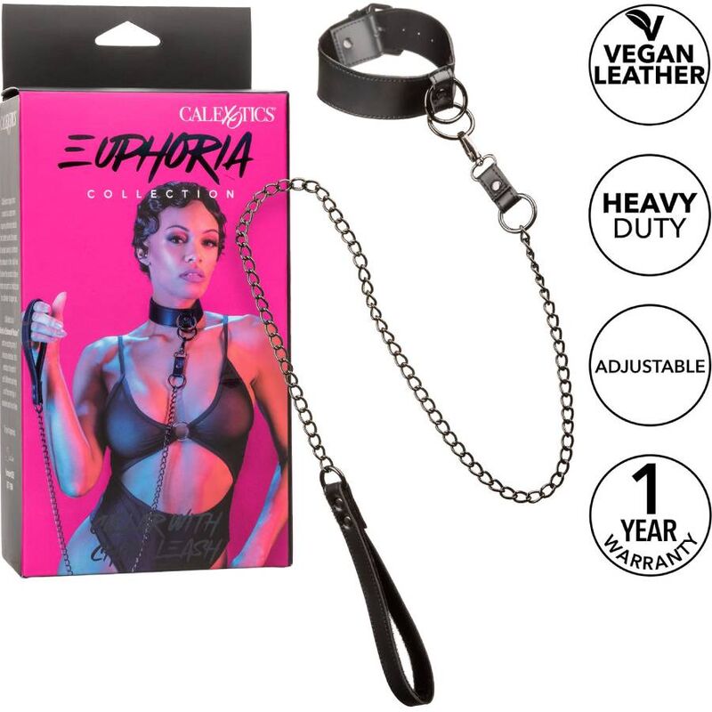 CALEXOTICS - EUPHORIA NECKLACE WITH CHAIN ​​LEASH