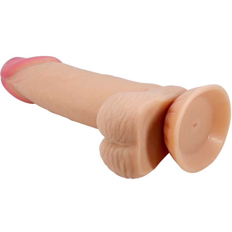 PRETTY LOVE - SÉRIE SLIDING SKIN DILDO REALÍSTICO COM VENTOSA DESLIZANTE PELE 19,4 CM