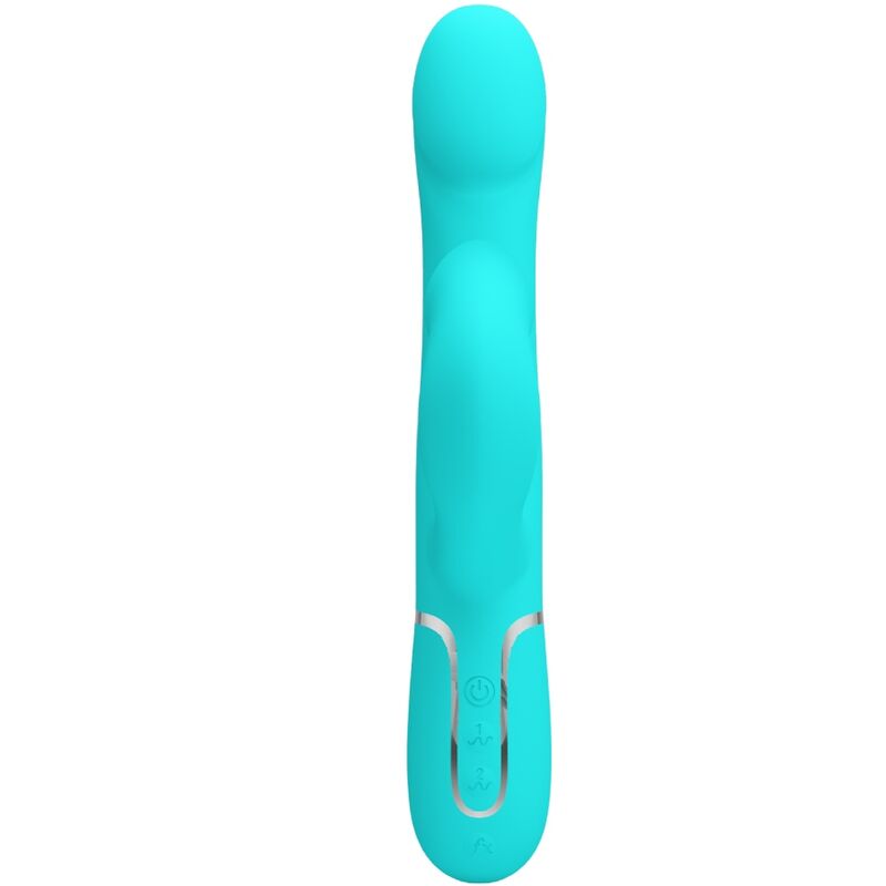 PRETTY LOVE - AQUA GREEN PEARL RABBIT VIBRATOR