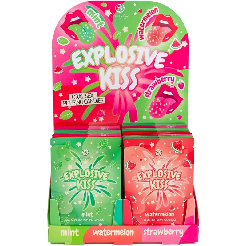 SECRET PLAY - EXPLOSIVE CANDIES DISPLAY (48 UNITS)