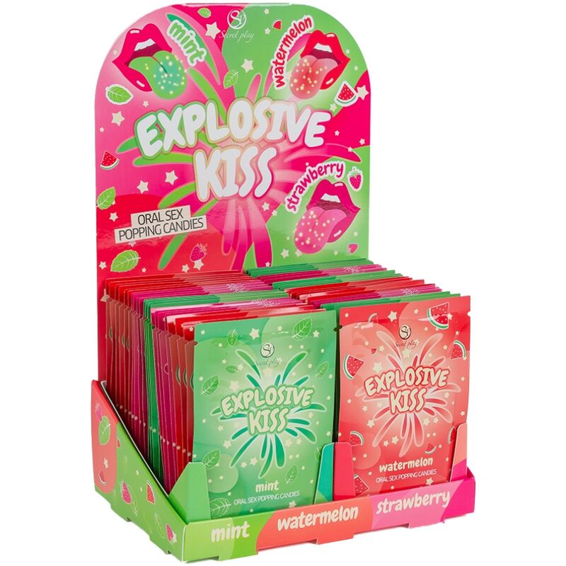 SECRET PLAY - EXPLOSIVE CANDIES DISPLAY (48 UNITS)