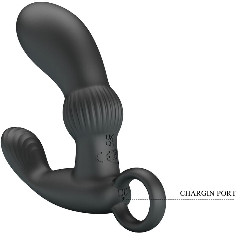 PRETTY LOVE - CAYLA MASSAGEADOR VIBRADOR ANAL PRETO