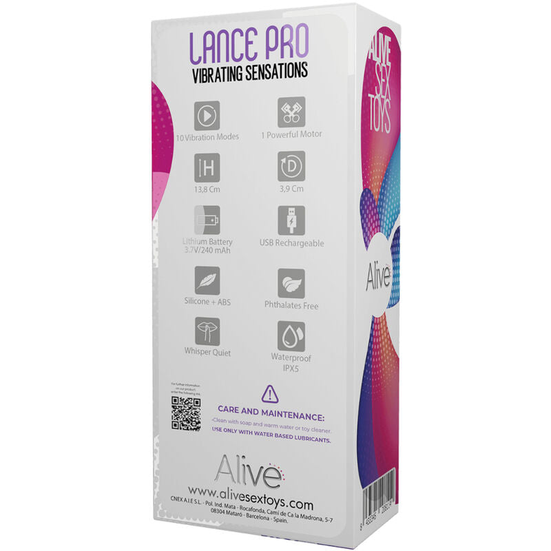 ALIVE - LANCE PRO PINK ANAL STIMULATOR