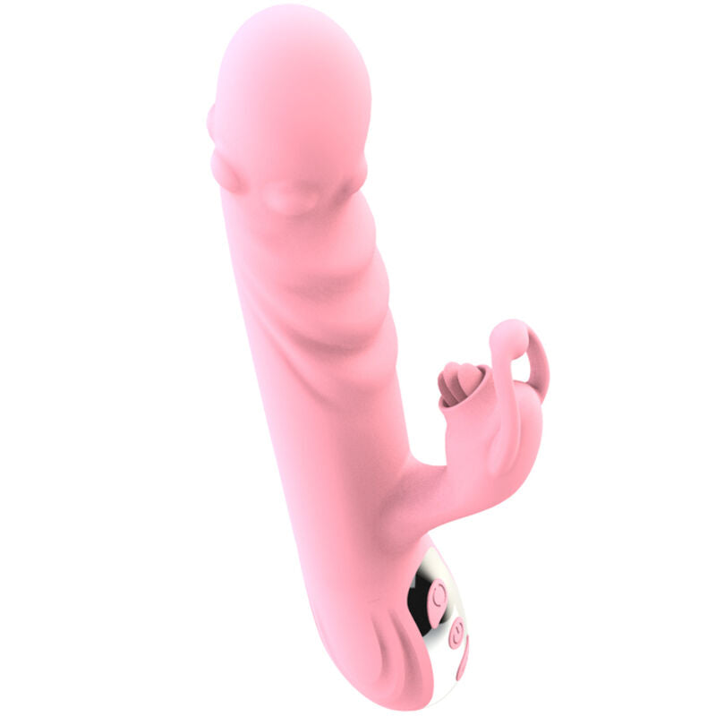 ARMONY - VIBRADOR TOTALMENTE LÍNGUA COM EFEITO DE CALOR ESTIMULANTE ROSA