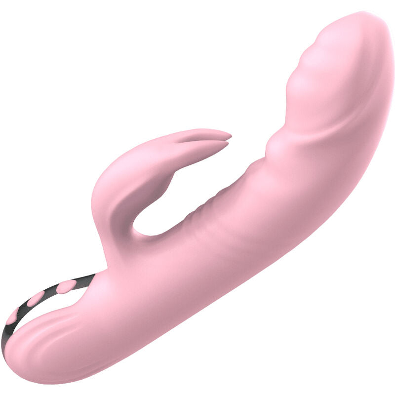 ARMONY - VIBRADOR DE COELHO TOTALMENTE ROSA EFEITO DE CALOR