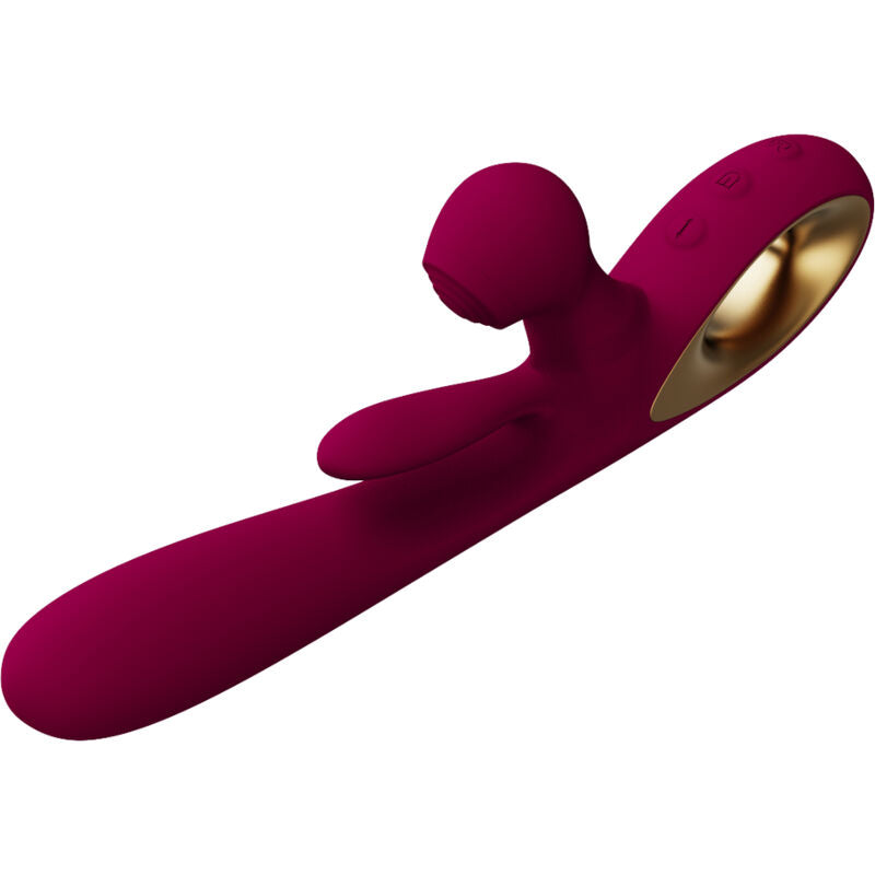 ARMONY - VIBRADOR DE IMPACTO SWING E ESTIMULADOR DUPLO MODELO 1 BORDEAUX