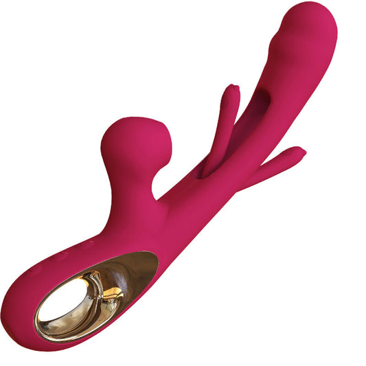 ARMONY - VIBRADOR DE IMPACTO SWING E ESTIMULADOR DUPLO MODELO 2 BORDEAUX