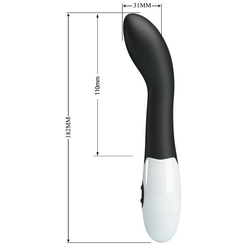 PRETTY LOVE - BISHOP VIBRADOR G-SPOT 30 MODOS PRETO