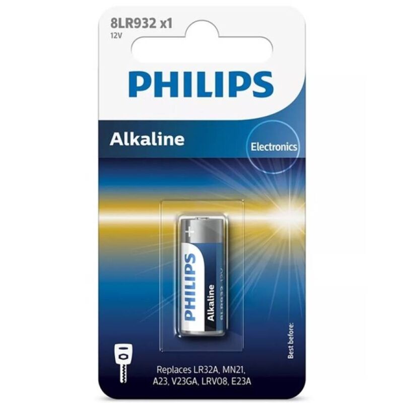 PHILIPS - ALKALINE BATTERY 12V LR23A MN21 8LR932 BLISTER*1