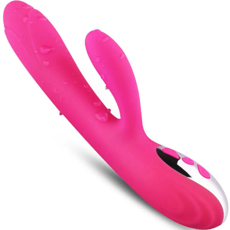 ARMONY - VIBRADOR E ESTIMULADOR FLEXÍVEL COM EFEITO DE CALOR FÚCSIA