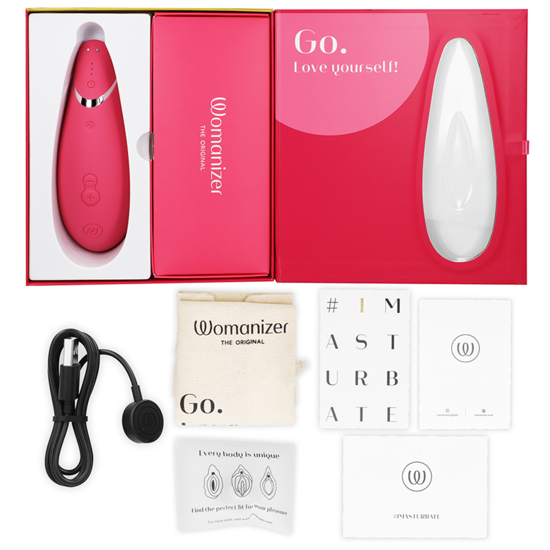 WOMANIZER - PREMIUM 2 HIMBEERE KLITORISTIMULATOR