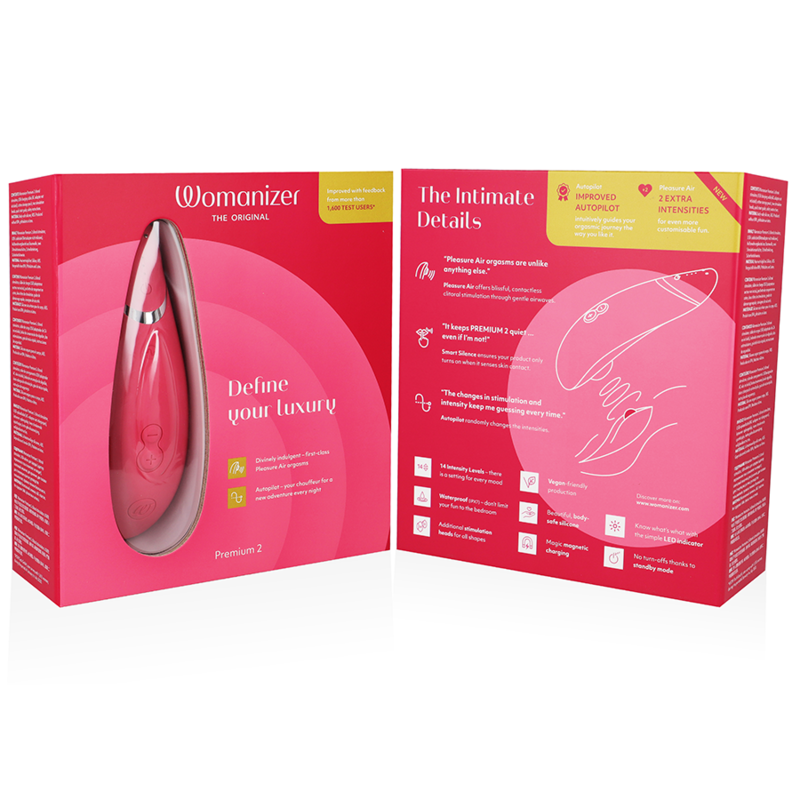 WOMANIZER - PREMIUM 2 HIMBEERE KLITORISTIMULATOR