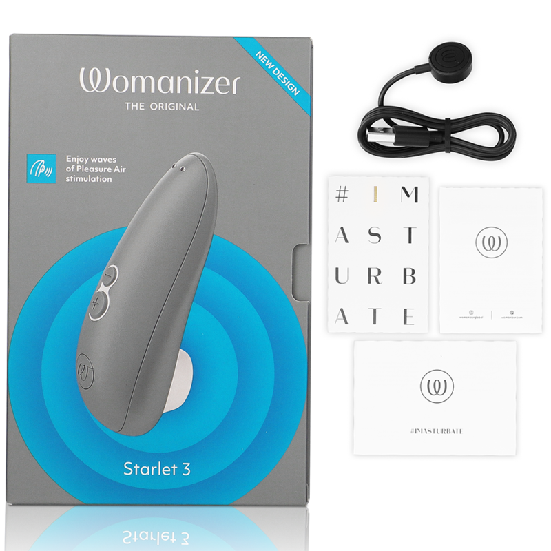 WOMANIZER - STARLET 3 CLITORAL STIMULATOR GREY