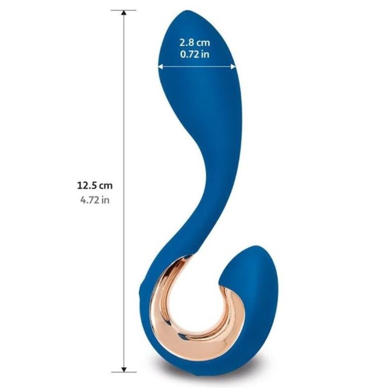 G-VIBE - GPOP 2 VIBRADOR G E P PONTO AZUL ÍNDIGO