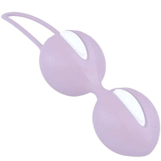 FUN FACTORY - SMARTBALLS DUO PELVIC BALLS WHITE / PASTEL PURPLE