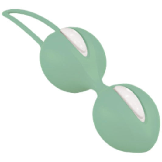 FUN FACTORY - SMARTBALLS PELVIC BALLS DUO WHITE / PISTACHIO