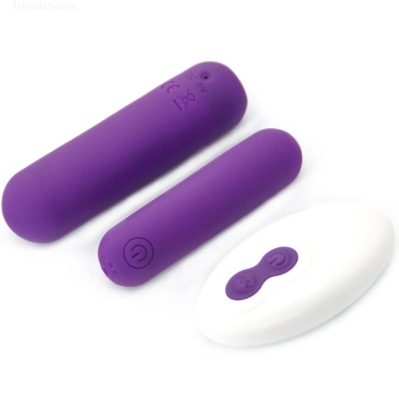 ARMONY - SPLASH JOLINE VIBRADOR BALA SILICONE CONTROLE REMOTO 10 VIBRAÇÕES 65 X 15 CM ROXO