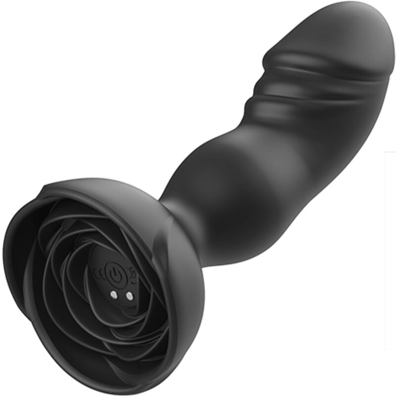 ARMONY - EXTREME A BLOOM ROSE VIBRATOR AND BLACK BUTT PLUG REMOTE CONTROL