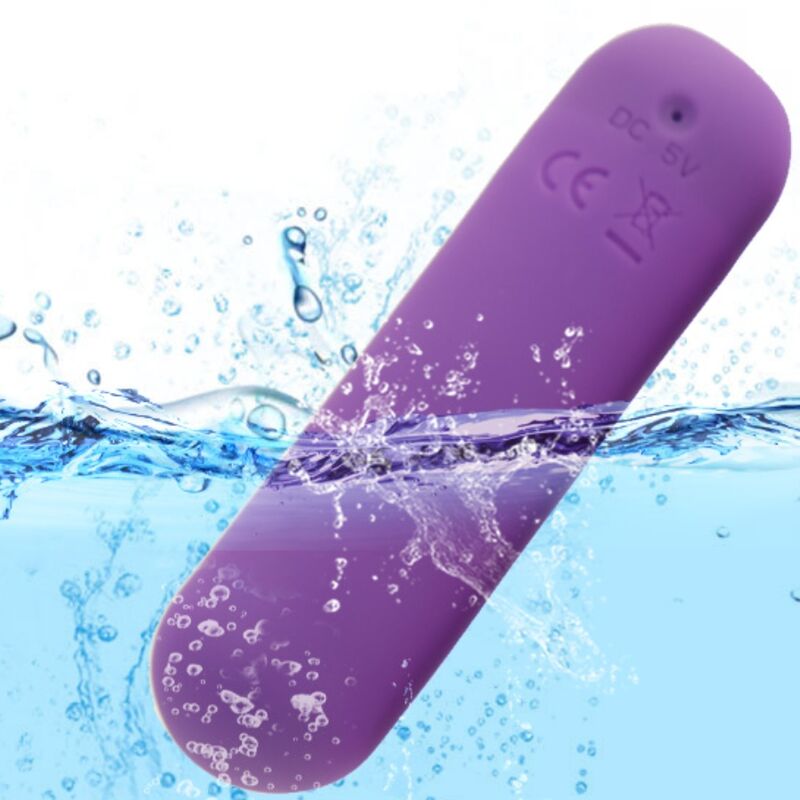 ARMONY - SPLASH JOIE BULLET SILIKONVIBRATOR FERNBEDIENUNG 10 VIBRATIONEN 75 X 19 CM LILA