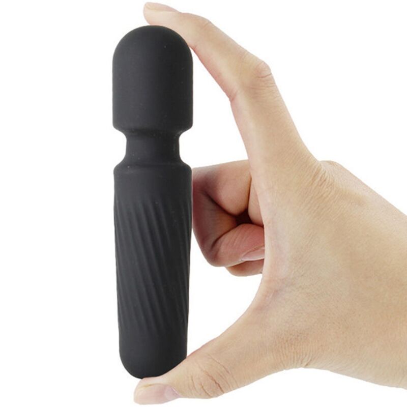 ARMONY - YOUR MAGIC MASSAGER E VIBRADOR RECARREGÁVEL 10 VIBRAÇÕES PRETO