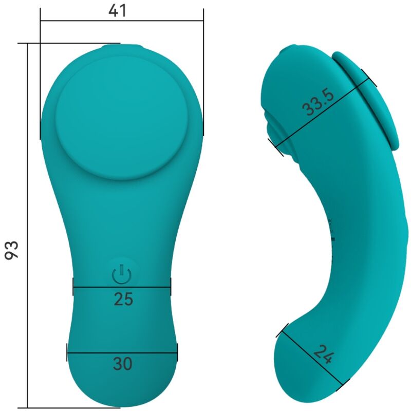 ARMONY - PLEASURE PANTY VIBRADOR CONTROLE REMOTO 3 VELOCIDADES VERDE