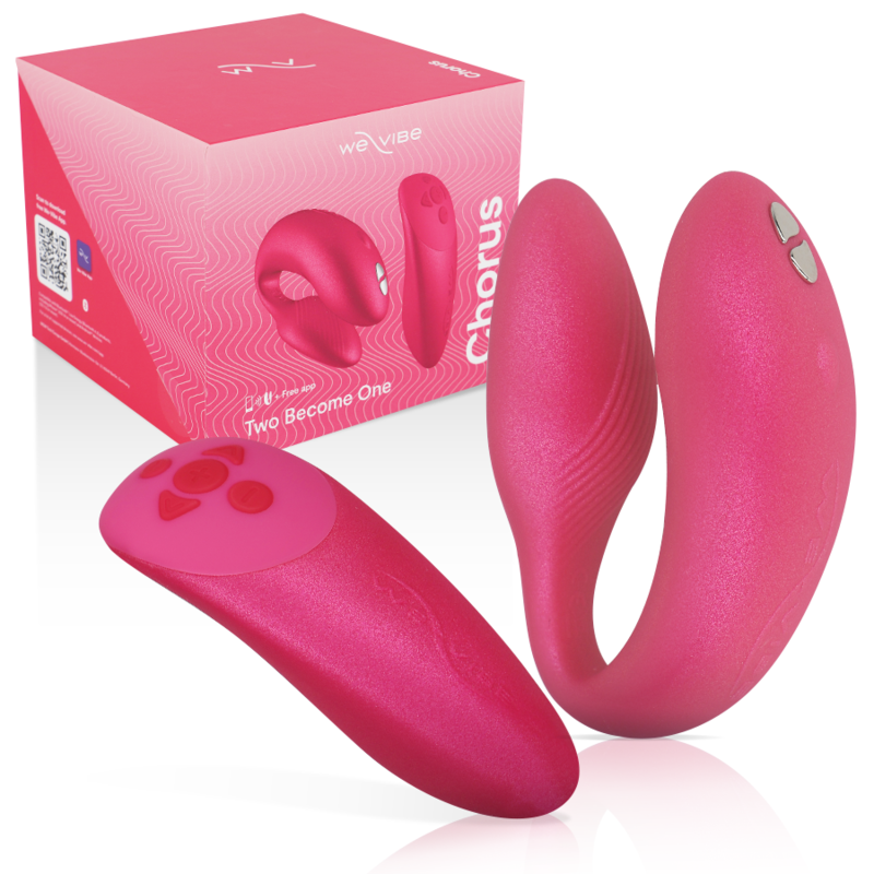 WE-VIBE - VIBRADOR WE VIBE CHORUS PARA CASAIS COM SQUEEZE CONTROL ROSA