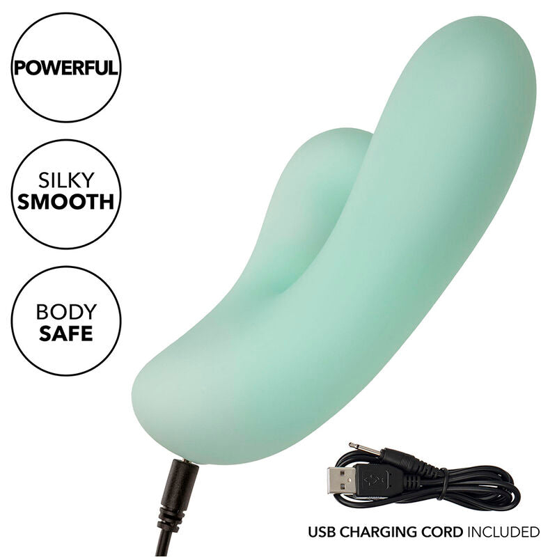 CALEXOTICS - PACIFICA FIJI G-SPOT VIBRATOR AND STIMULATOR 10 AQUA VIBRATIONS