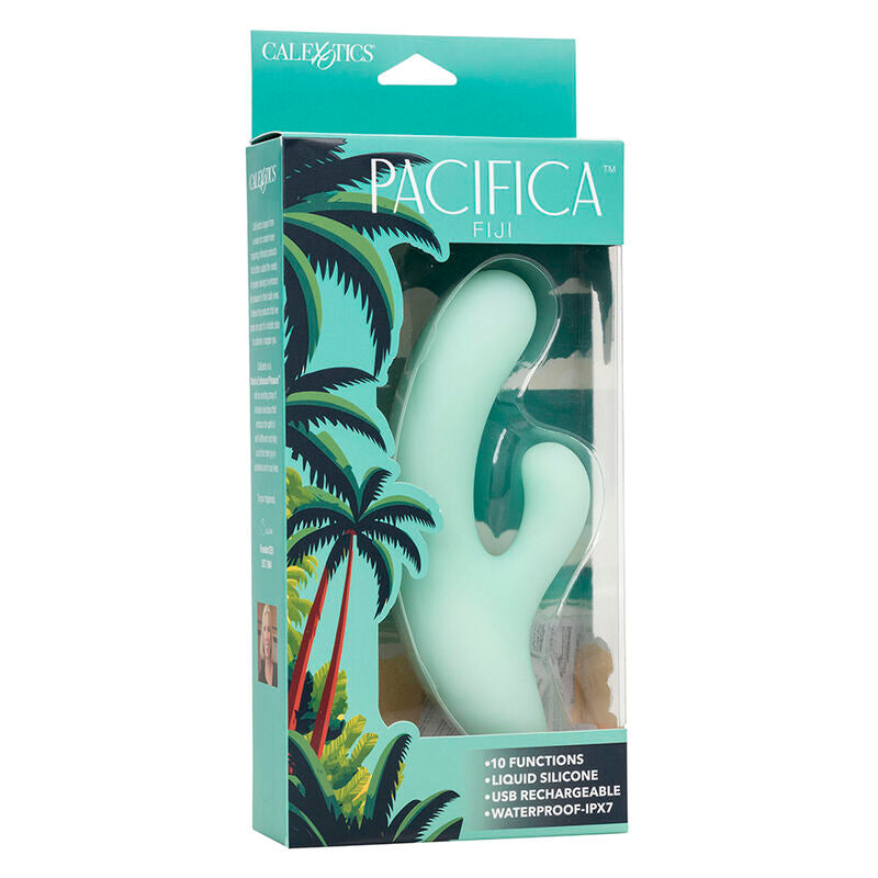 CALEXOTICS - PACIFICA FIJI G-SPOT VIBRATOR AND STIMULATOR 10 AQUA VIBRATIONS