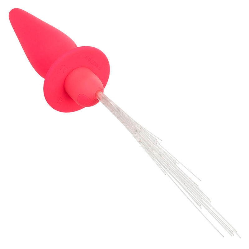 CALEXOTICS - SOUTHERN LIGHTS LIGHT UP ANAL PLUG 10 VIBRAÇÕES SILICONE ROSA