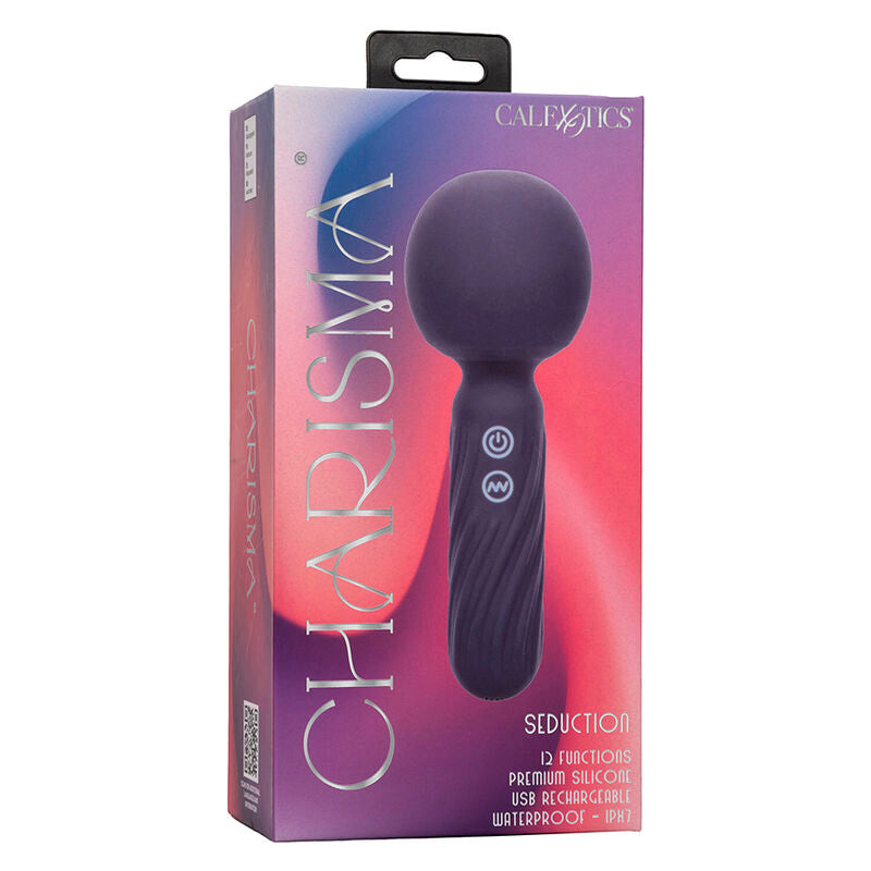 CALEXOTICS - CHARISMA SEDUCTION MASSAGER 12 FUNÇÕES 17,75 CM X 6,25 CM ROXO