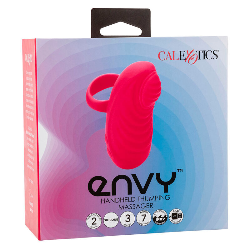 CALEXOTICS - ENVY HANDHELD ROLLING BALL MASSAGER 7 VIBRAÇÕES ROSA