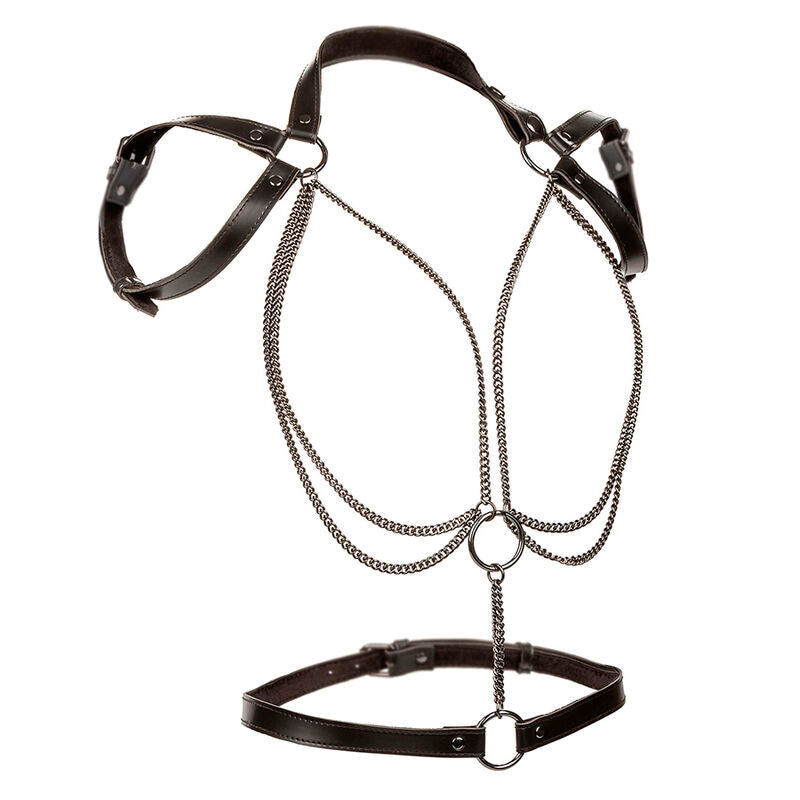 CALEXOTICS - EUPHORIA MULTICAIN HALTER HARNESS PREMIUM TAMANHO PLUS