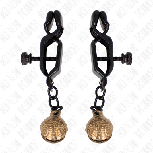 KINK - BLACK BELL JAW STYLE NOSE CLAMPS 7 CM