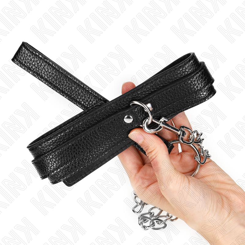 KINK - SNAKE PATTERN COLLAR WITH 65 CM LEASH