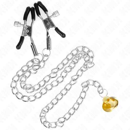 KINK - CHAIN ​​CLIPPERS WITH HORN PENDANT 30 CM