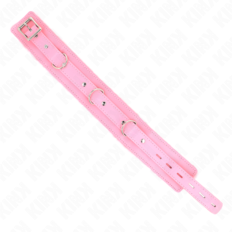 KINK - COLAR COM TRELA 65 CM COM RESTRIÇÕES ROSA 36-42 CM X 5,5 CM