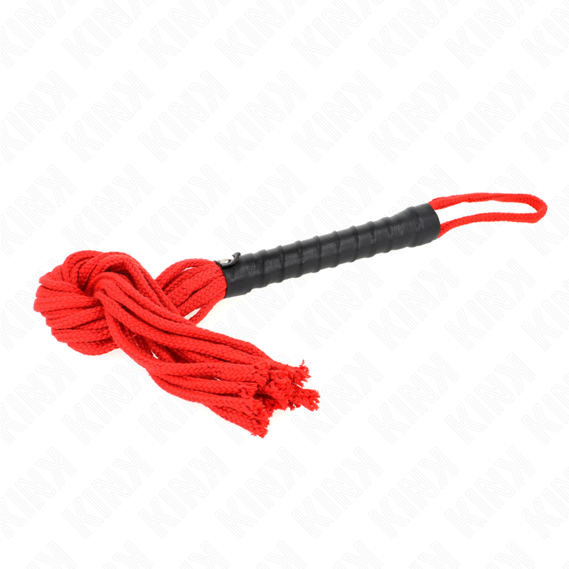 KINK - CHICOTE DE CORDA ROJO 56 CM